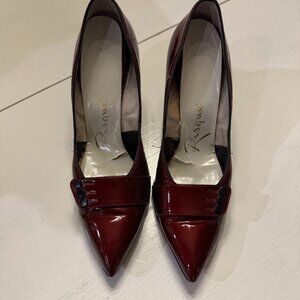 Vintage 1950's Risque patent leather pumps Sz 7